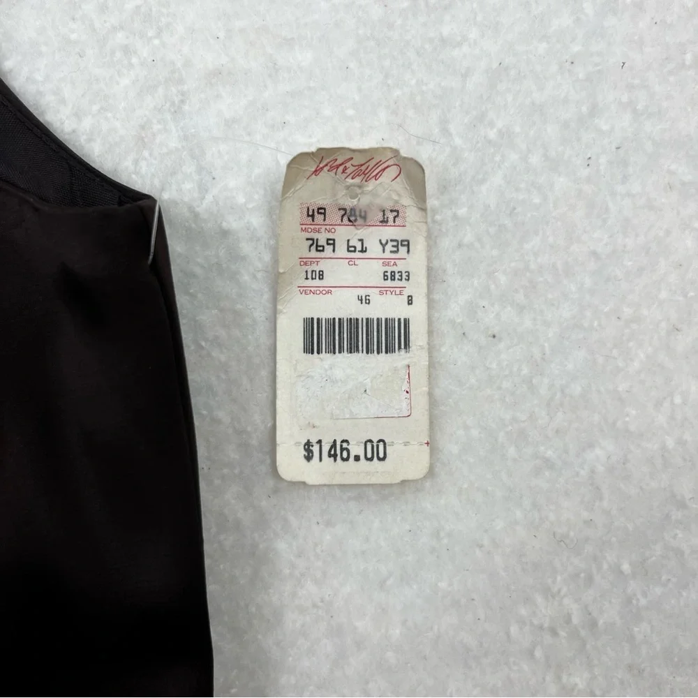 NWT Vintage BCBGMAXAZRIA Brown Dress Size 8